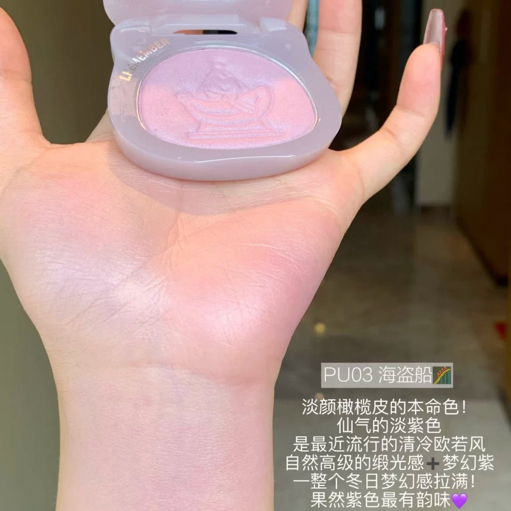 Pearlescent Satin Blush Powder — Multi - Purpose Summer Glow in 8 Shades - Mzunye