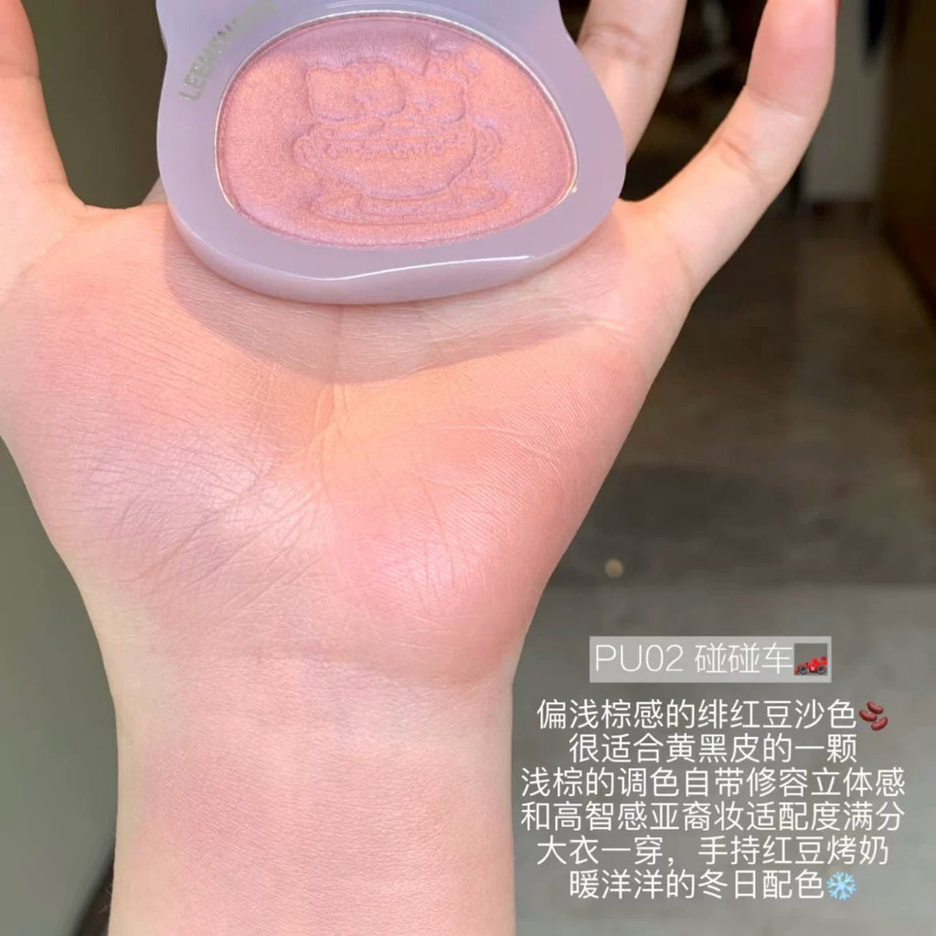 Pearlescent Satin Blush Powder — Multi - Purpose Summer Glow in 8 Shades - Mzunye
