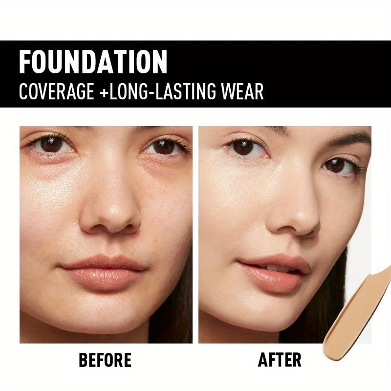 PECOLOVERS Matte Liquid Foundation — Full Coverage, All - Day Oil Control - Mzunye