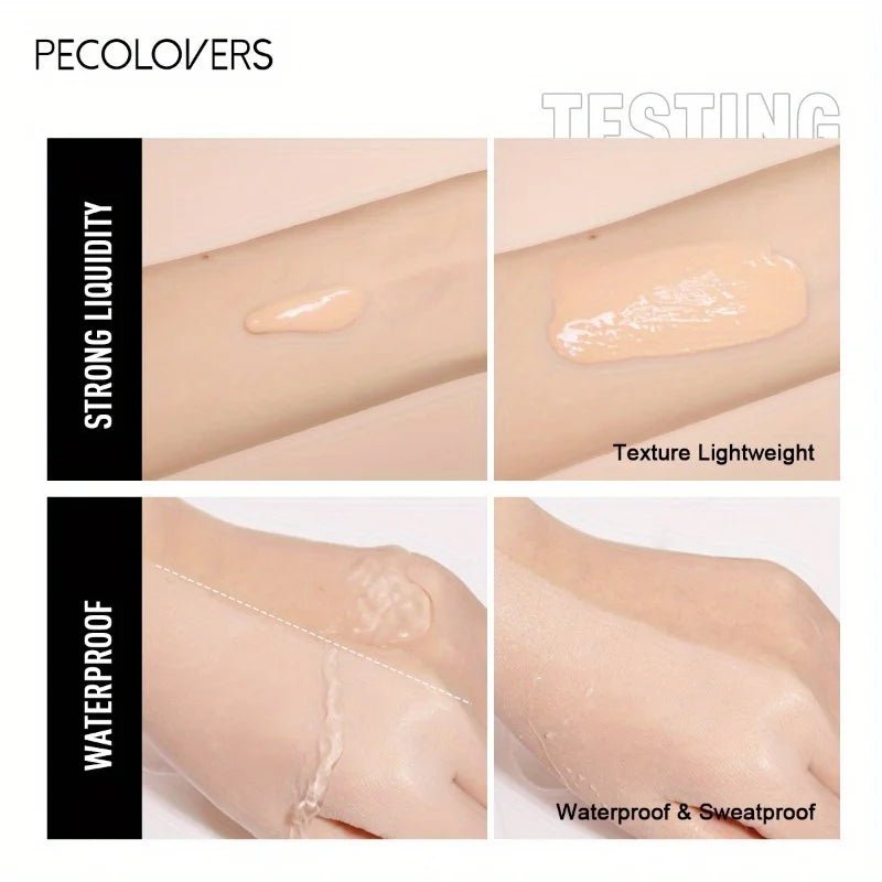 PECOLOVERS Matte Liquid Foundation — Full Coverage, All - Day Oil Control - Mzunye