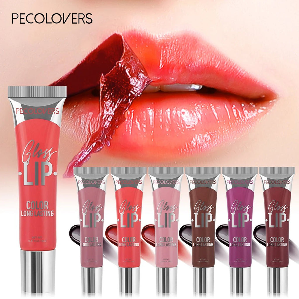 Peel - Off Lip Gloss — 6 Colors Waterproof Long - Lasting Moisturizing Non - Stick Liquid Lip Gloss - Mzunye