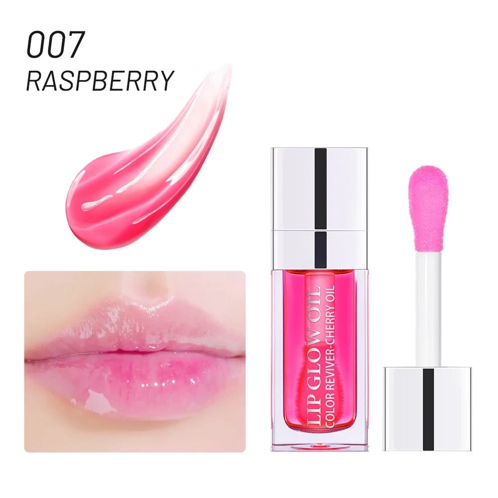 Plumping Lip Oil Balm — Moisturizing Exfoliating Gloss in 10 Shades - Mzunye