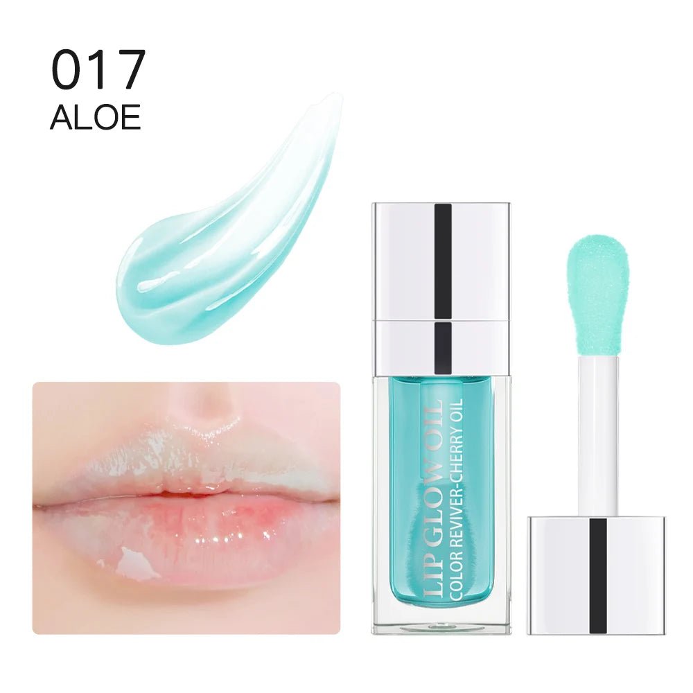 Plumping Lip Oil Balm — Moisturizing Exfoliating Gloss in 10 Shades - Mzunye