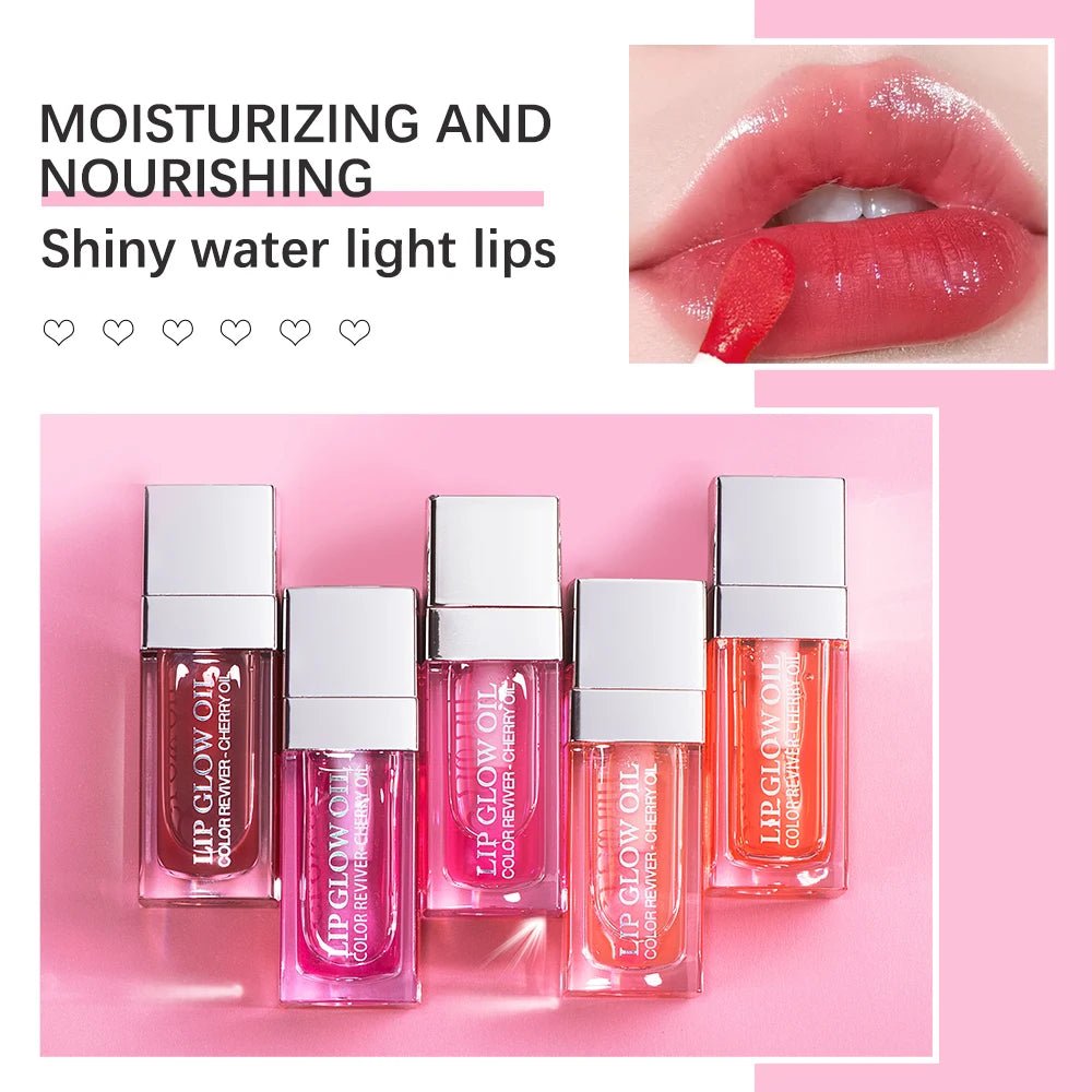 Plumping Lip Oil Balm — Moisturizing Exfoliating Gloss in 10 Shades - Mzunye