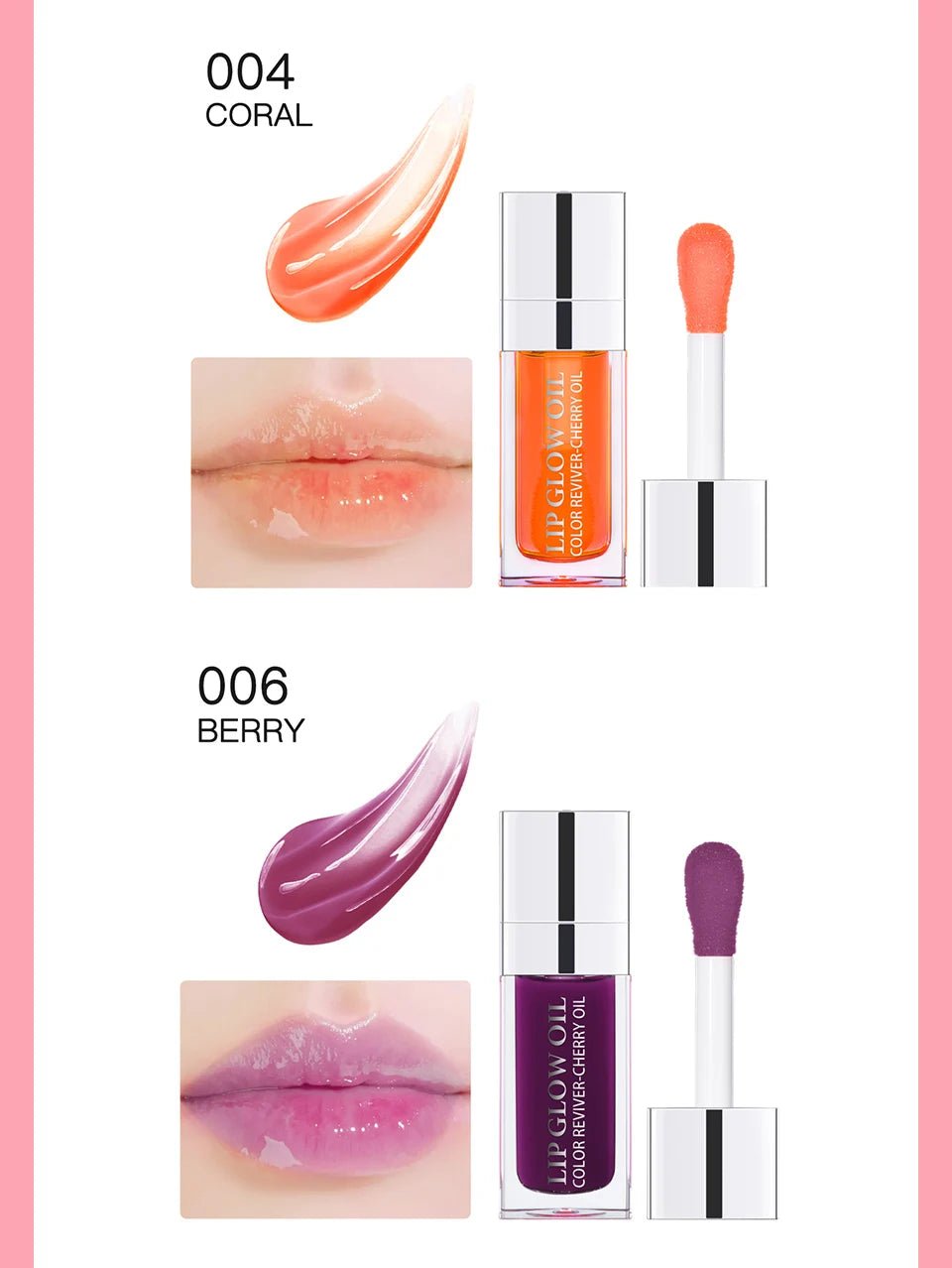 Plumping Lip Oil Balm — Moisturizing Exfoliating Gloss in 10 Shades - Mzunye