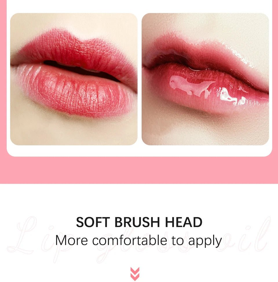 Plumping Lip Oil Balm — Moisturizing Exfoliating Gloss in 10 Shades - Mzunye