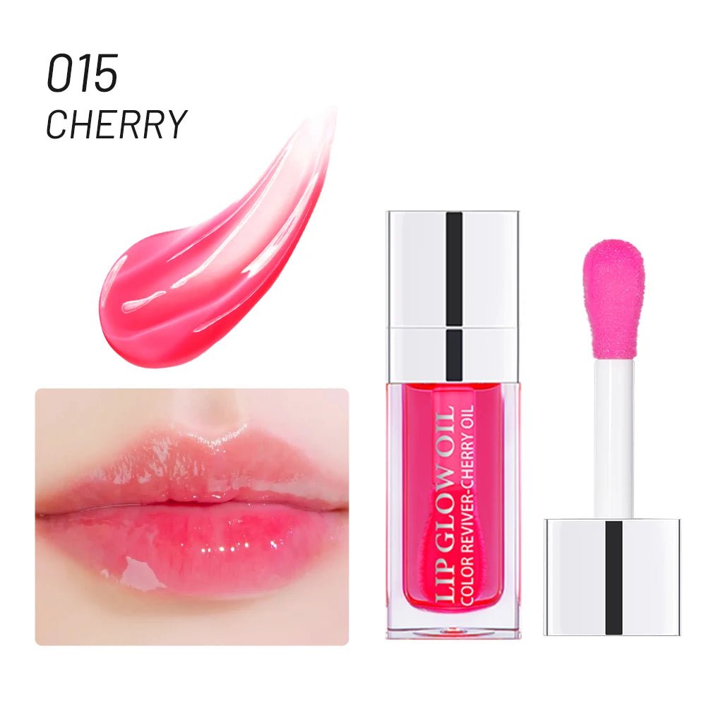 Plumping Lip Oil Balm — Moisturizing Exfoliating Gloss in 10 Shades - Mzunye