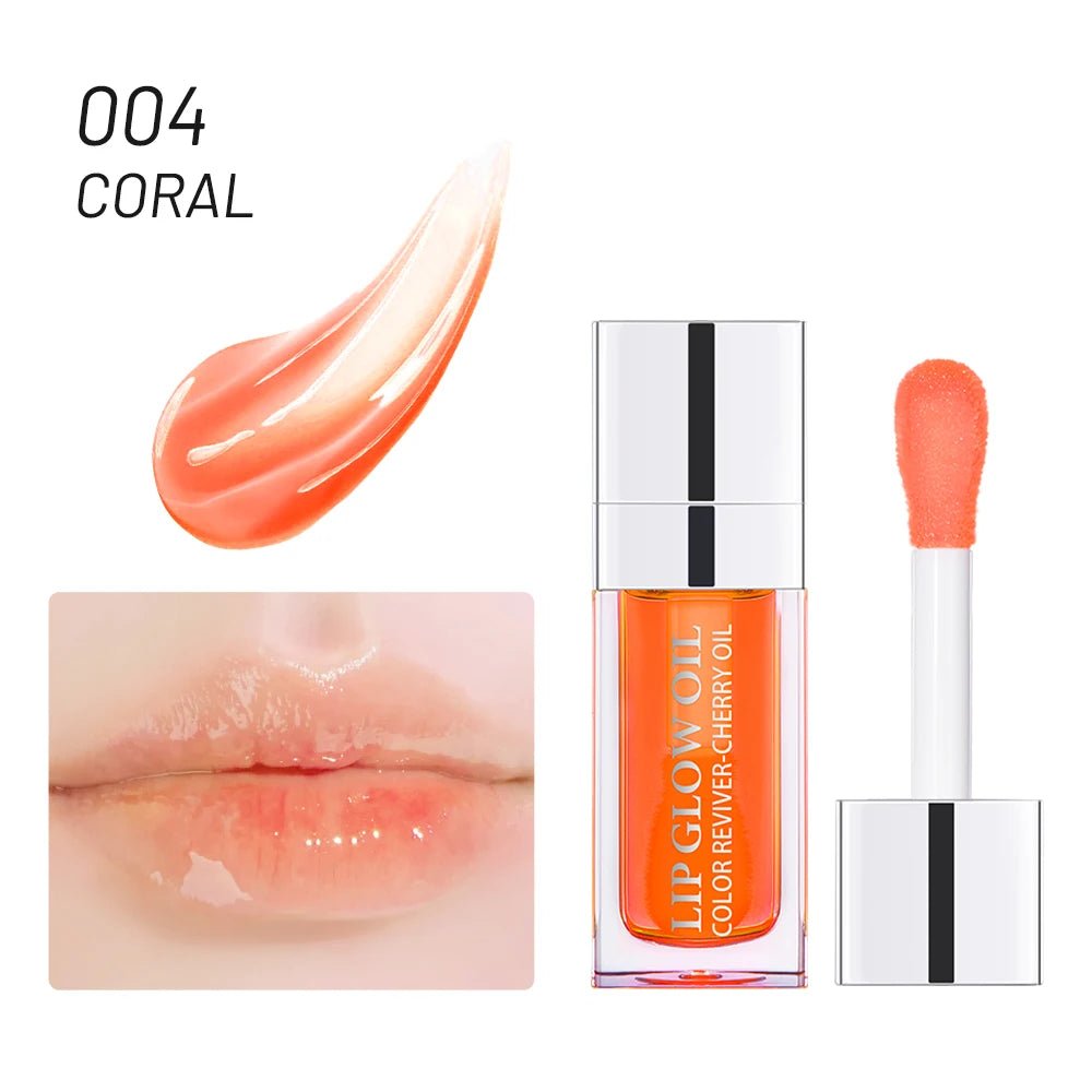 Plumping Lip Oil Balm — Moisturizing Exfoliating Gloss in 10 Shades - Mzunye