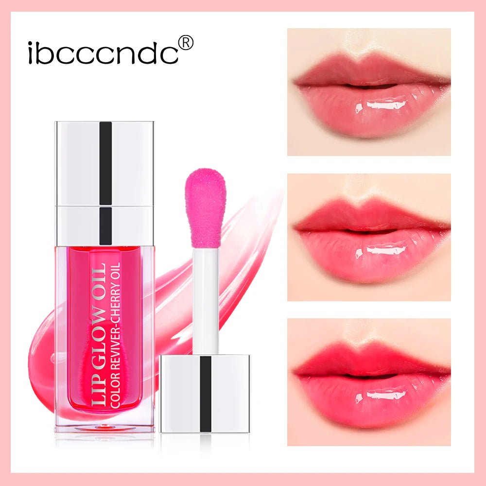 Plumping Lip Oil Balm — Moisturizing Exfoliating Gloss in 10 Shades - Mzunye