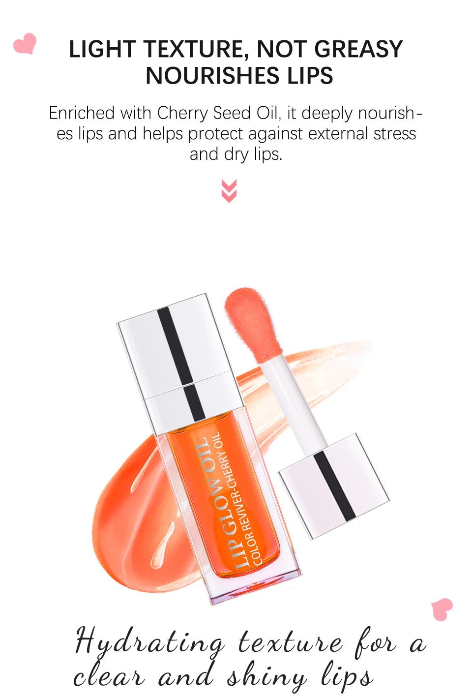 Plumping Lip Oil Balm — Moisturizing Exfoliating Gloss in 10 Shades - Mzunye