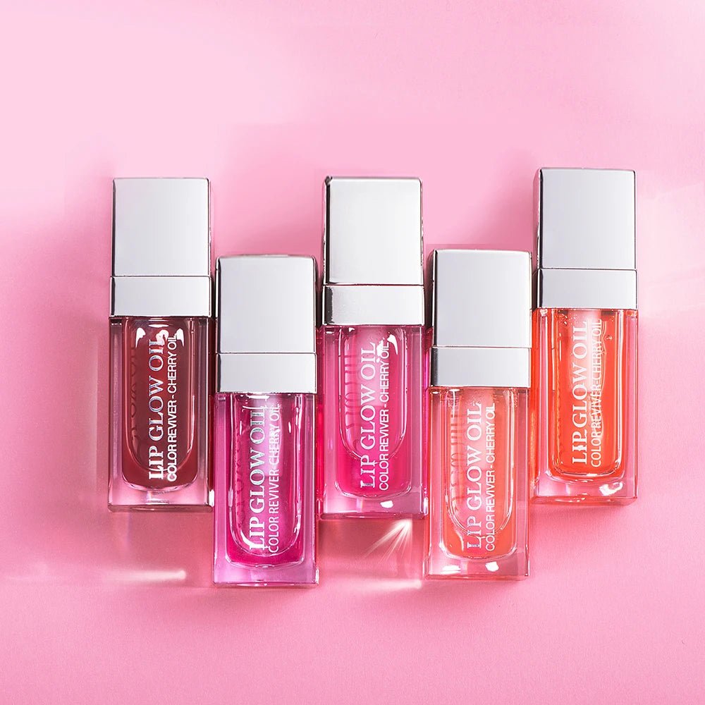 Plumping Lip Oil Balm — Moisturizing Exfoliating Gloss in 10 Shades - Mzunye