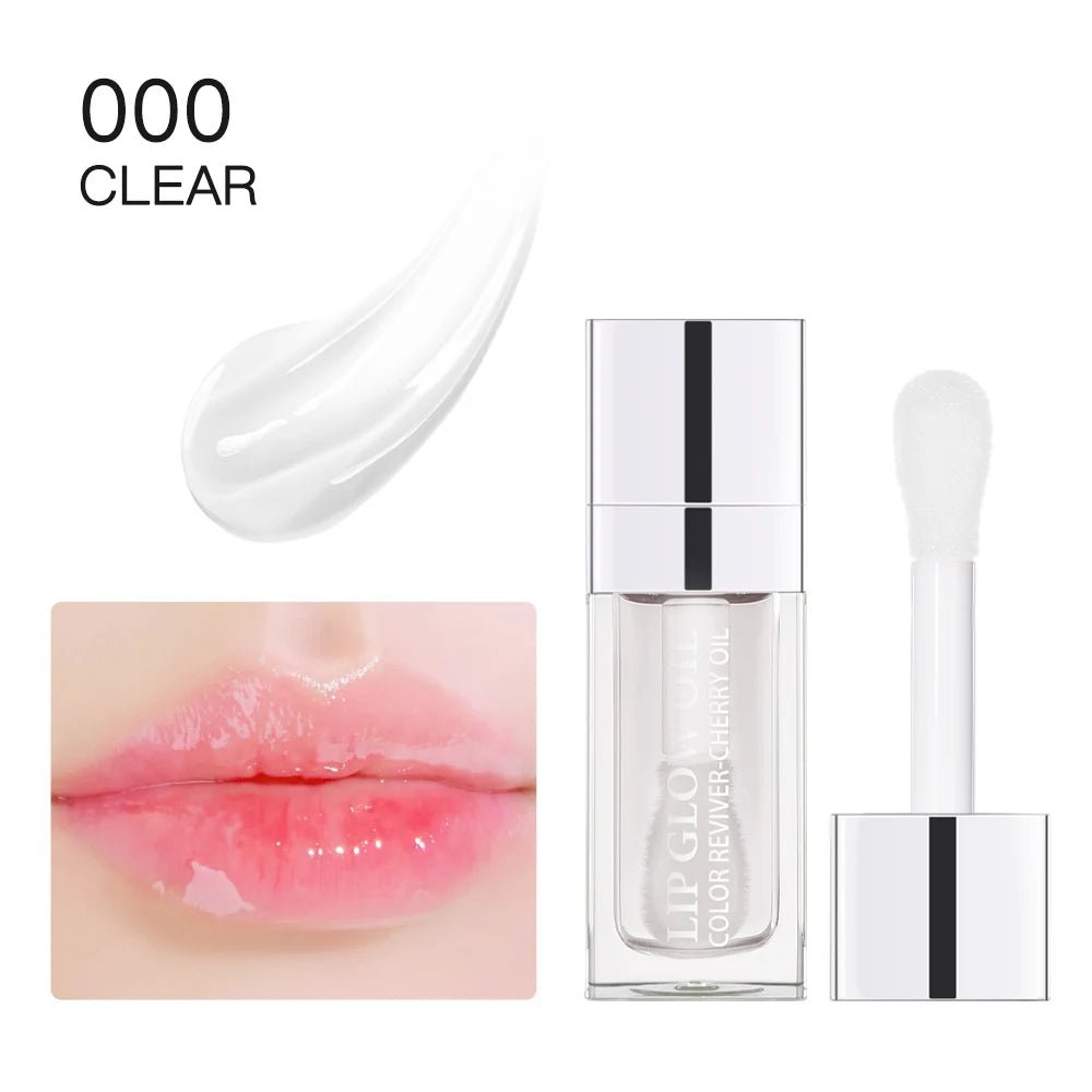 Plumping Lip Oil Balm — Moisturizing Exfoliating Gloss in 10 Shades - Mzunye