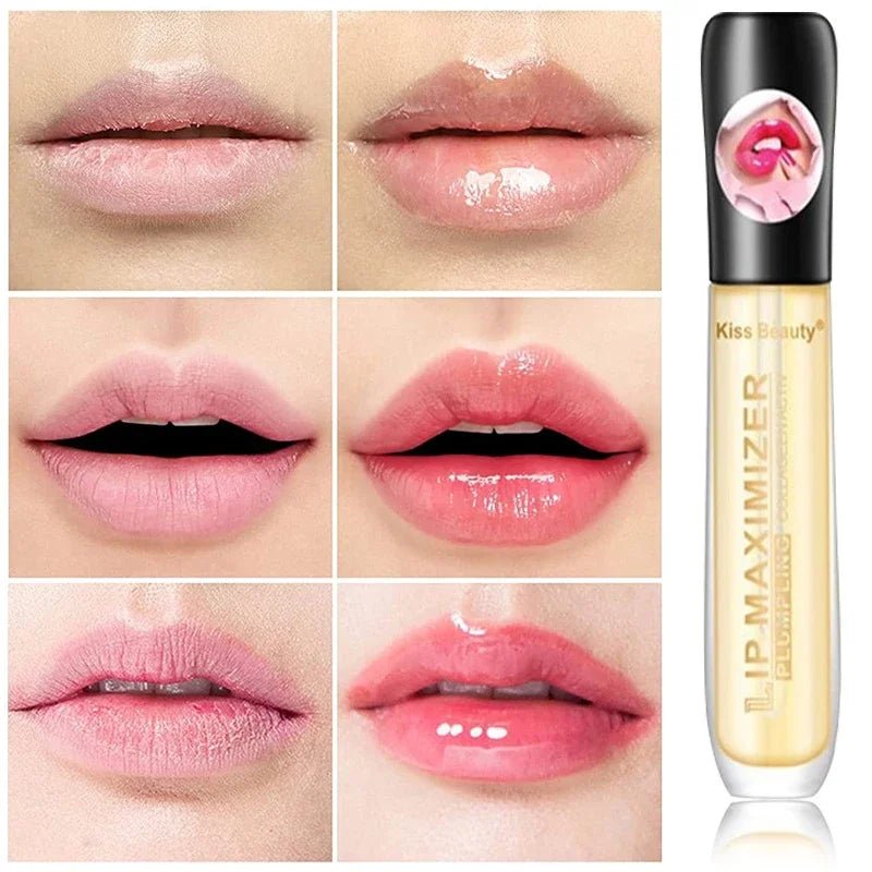 Plumping Lip Oil Serum — Brightening Hydrating Lip Line Reducer - Mzunye
