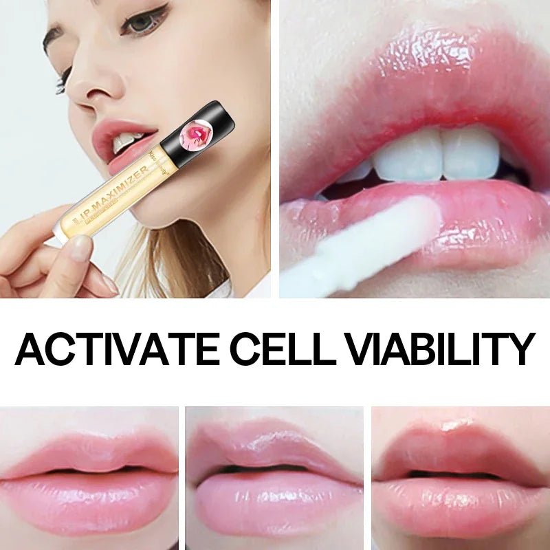 Plumping Lip Oil Serum — Brightening Hydrating Lip Line Reducer - Mzunye