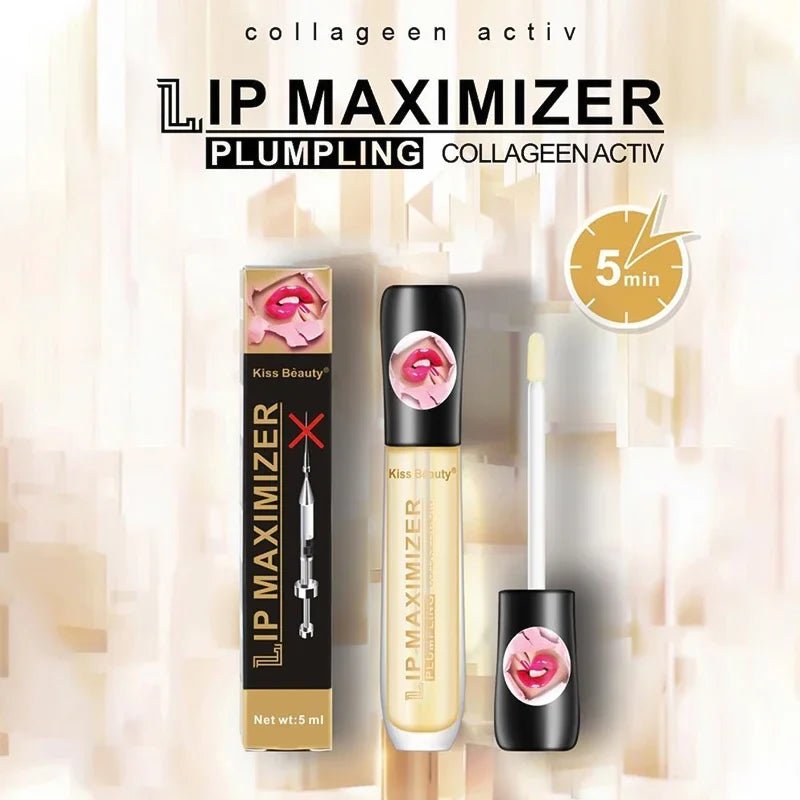 Plumping Lip Oil Serum — Brightening Hydrating Lip Line Reducer - Mzunye