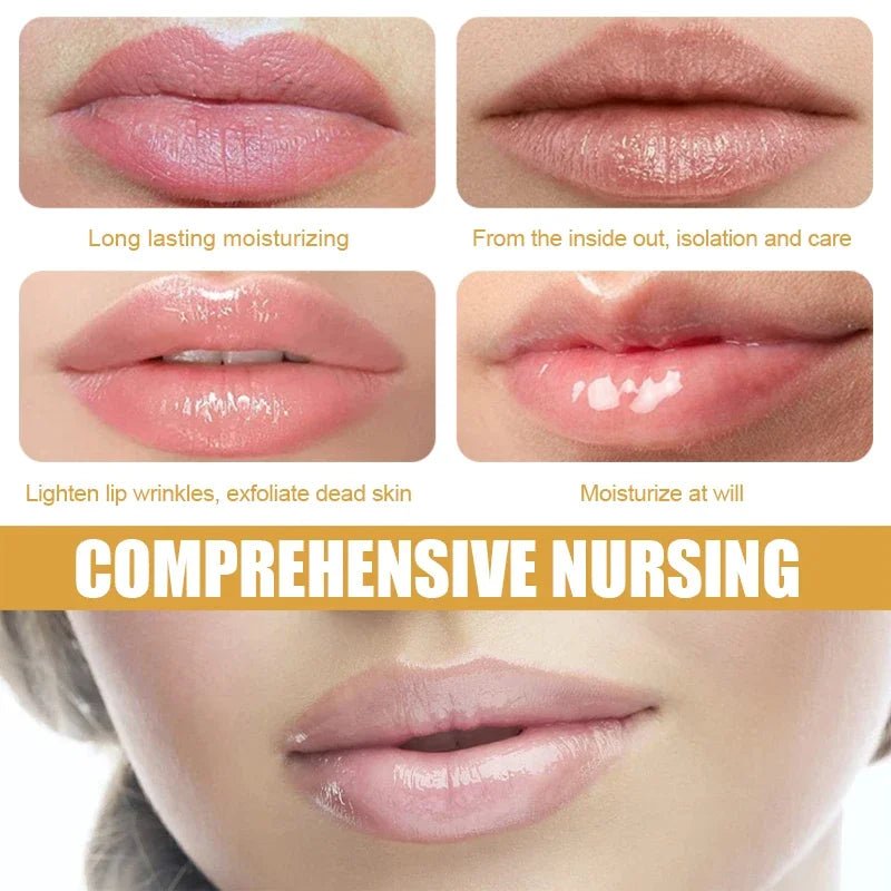 Plumping Lip Oil Serum — Brightening Hydrating Lip Line Reducer - Mzunye