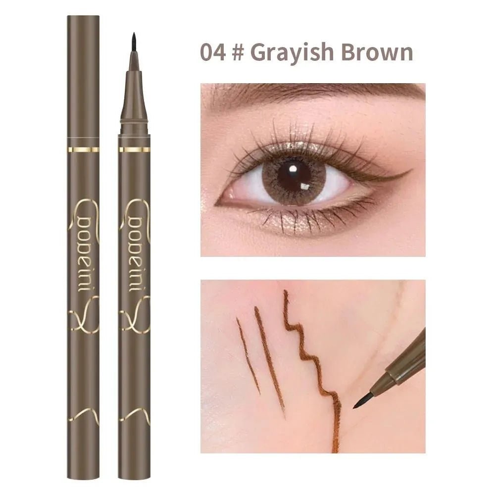 Precision Liquid Eyeliner — Waterproof, Matte, Long - Lasting | Ultra - Fine Tip | Black & Brown - Mzunye