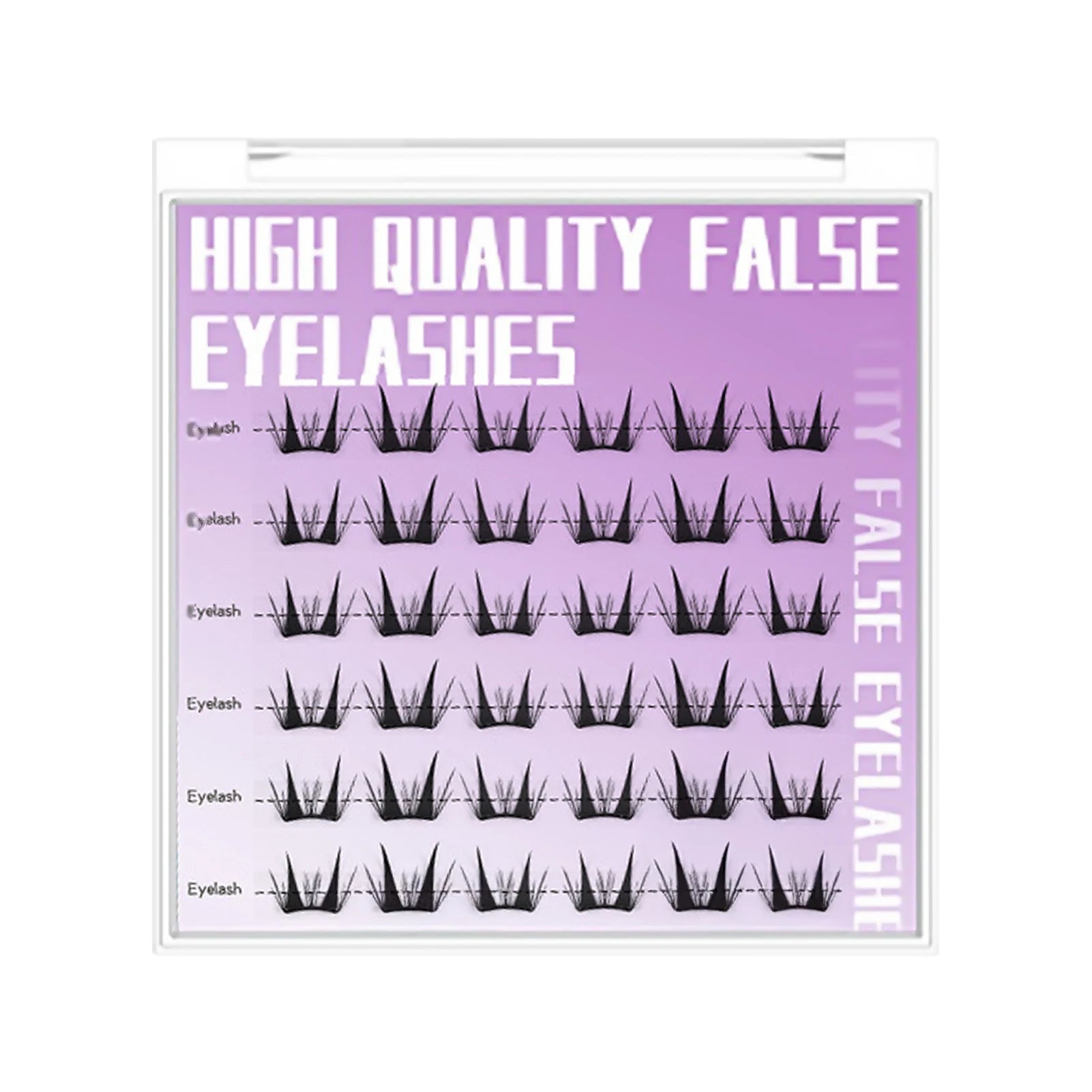 Press - On Lash Clusters — No Glue, Natural Volume, 7–13mm Mixed Length - Mzunye