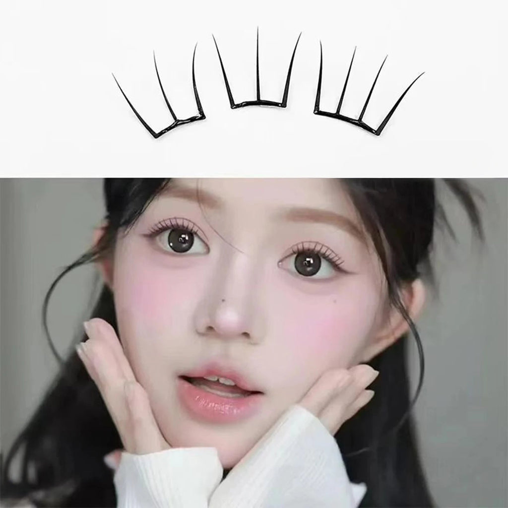 Press - On Lash Clusters — No Glue, Natural Volume, 7–13mm Mixed Length - Mzunye
