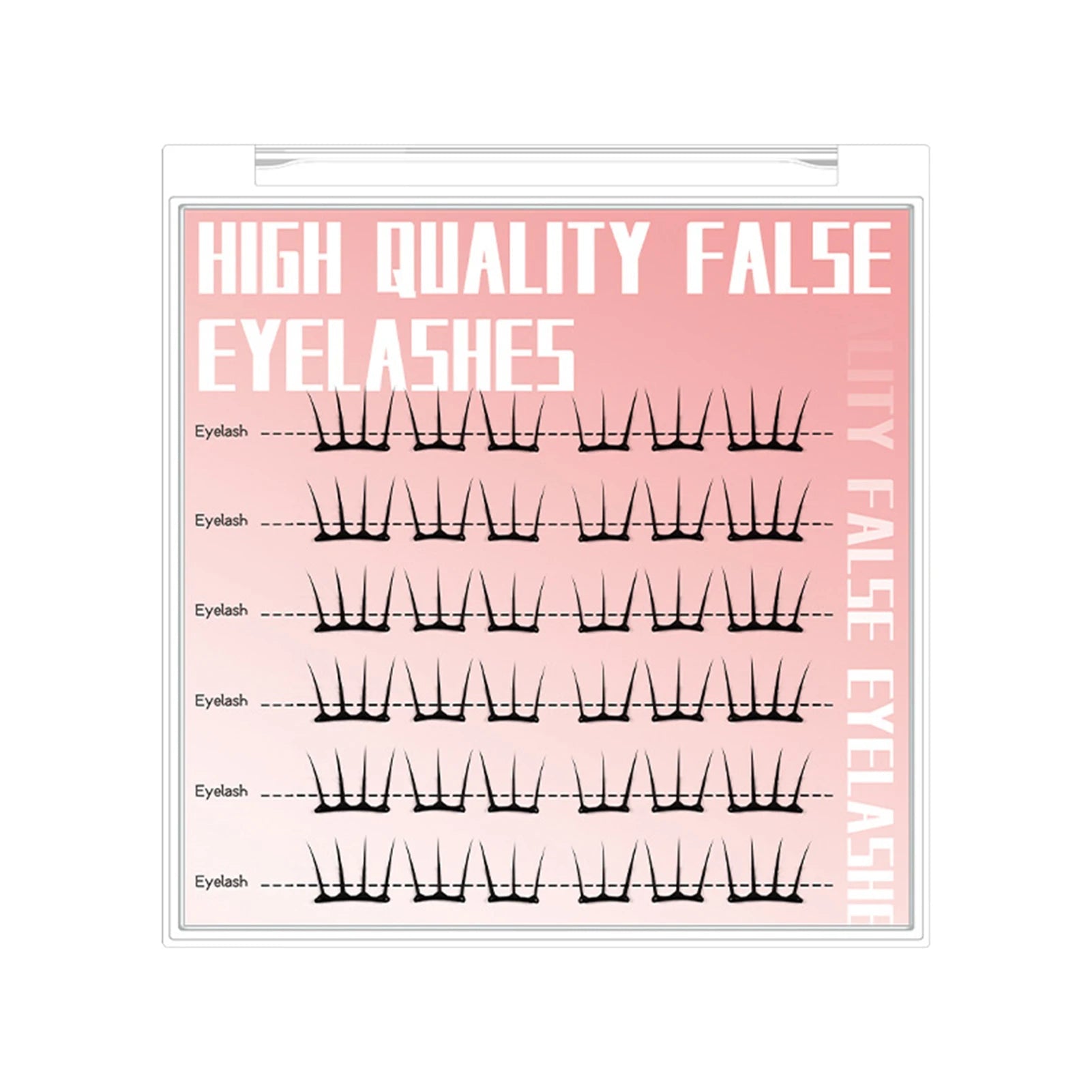 Press - On Lash Clusters — No Glue, Natural Volume, 7–13mm Mixed Length - Mzunye