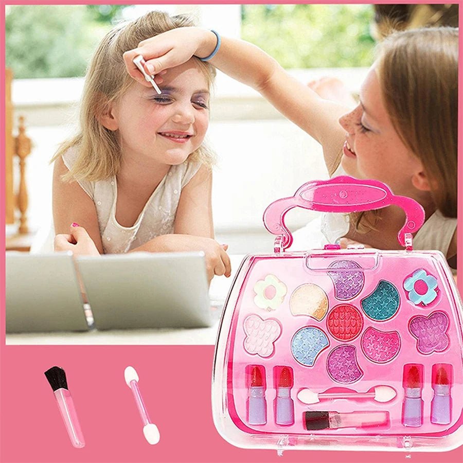 Princess Makeup Play Set — Girls Cosmetics Handbag Gift for Kids & Parties - Mzunye