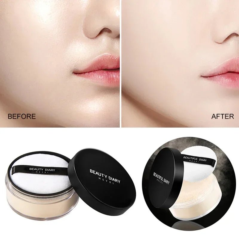 Professional Loose Setting Powder – Oil Control Long - Lasting Matte Finish - Mzunye