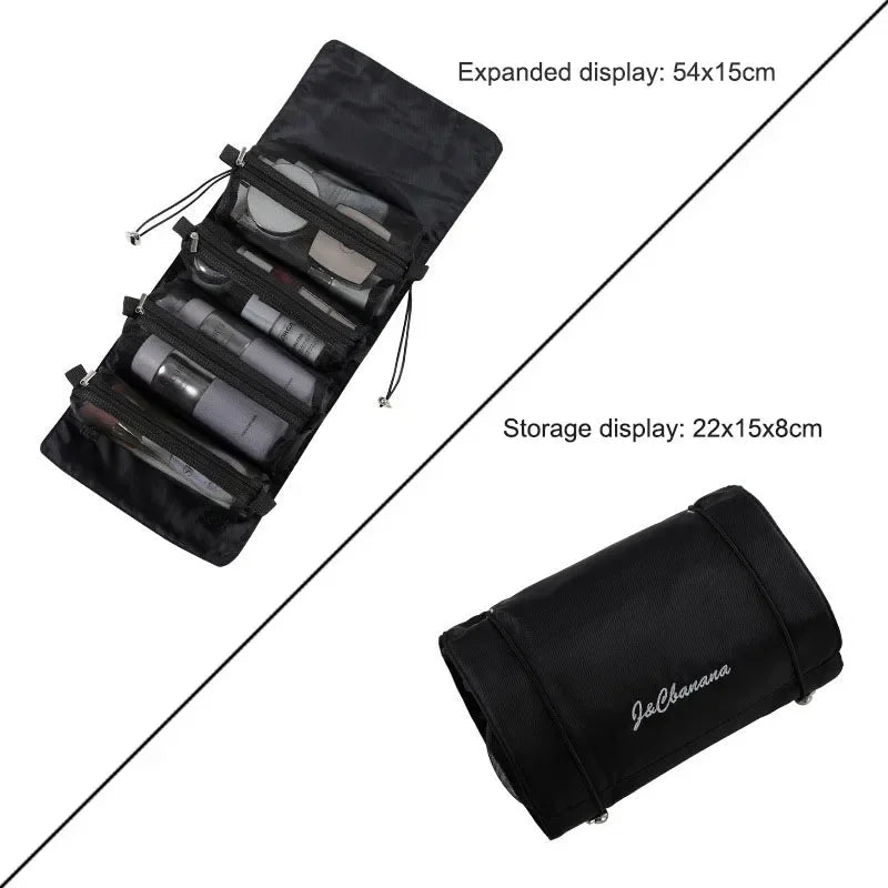 PU Leather Cosmetic Bag – Large Capacity Travel Makeup & Toiletry Organizer - Mzunye