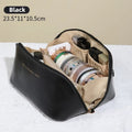 PU Leather Cosmetic Bag – Large Capacity Travel Makeup & Toiletry Organizer - Mzunye