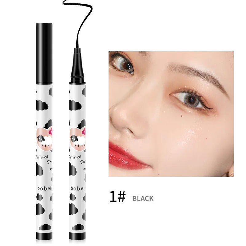 Pudaier Liquid Eyeliner Pen — Black, Brown & Lying Silkworm, Waterproof & Quick - Dry - Mzunye