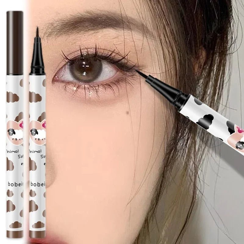 Pudaier Liquid Eyeliner Pen — Black, Brown & Lying Silkworm, Waterproof & Quick - Dry - Mzunye