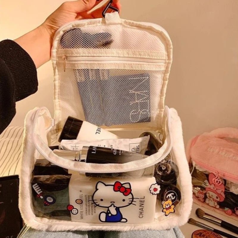 PVC Makeup Bag – Large Capacity Portable Cosmetic & Travel Organizer - Mzunye