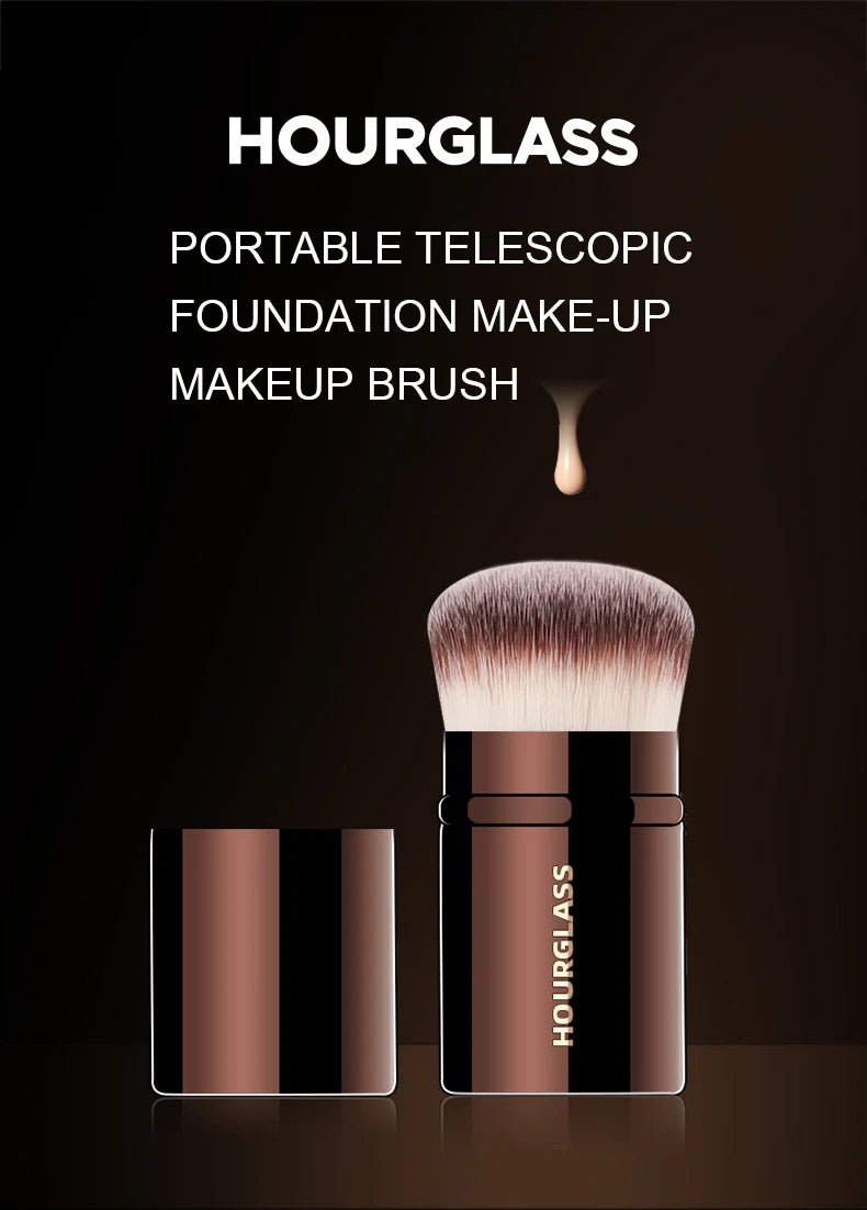 Retractable Blush Brush No.22 — Soft Fiber Face Brush - Mzunye