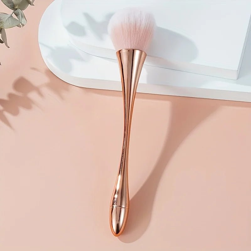 💖 Rose Gold Fan Makeup Brush - Mzunye