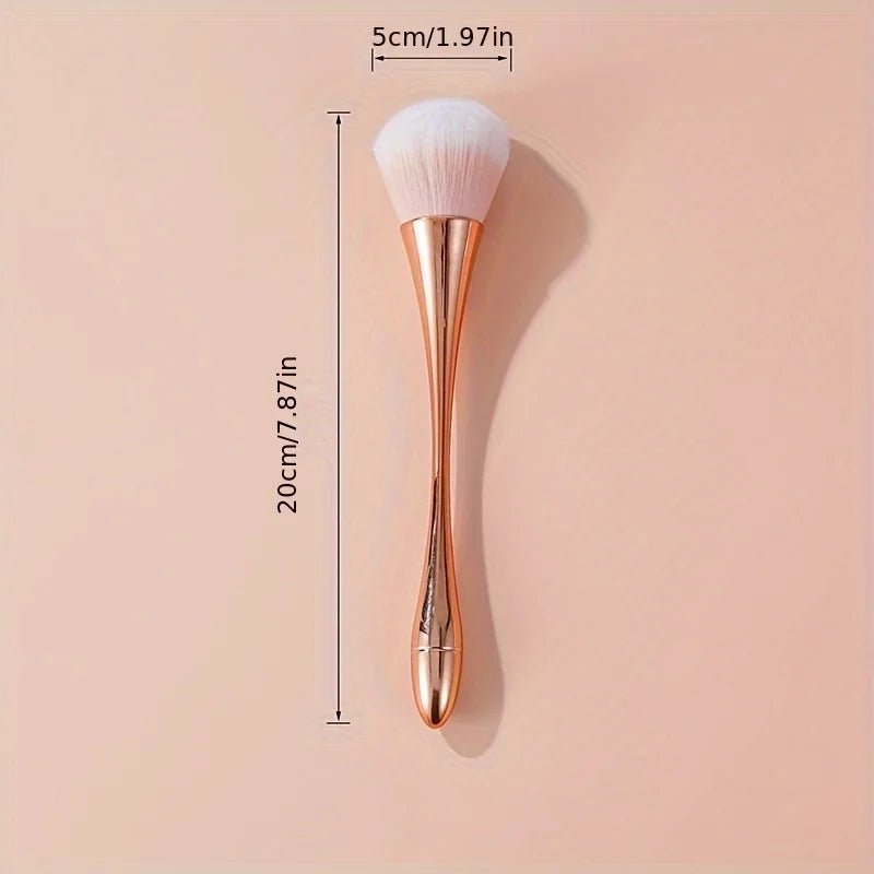 💖 Rose Gold Fan Makeup Brush - Mzunye