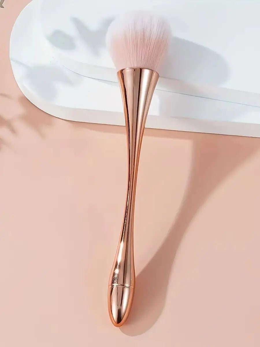 💖 Rose Gold Fan Makeup Brush - Mzunye