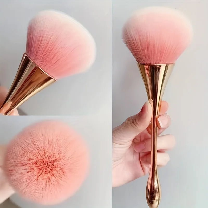 💖 Rose Gold Fan Makeup Brush - Mzunye