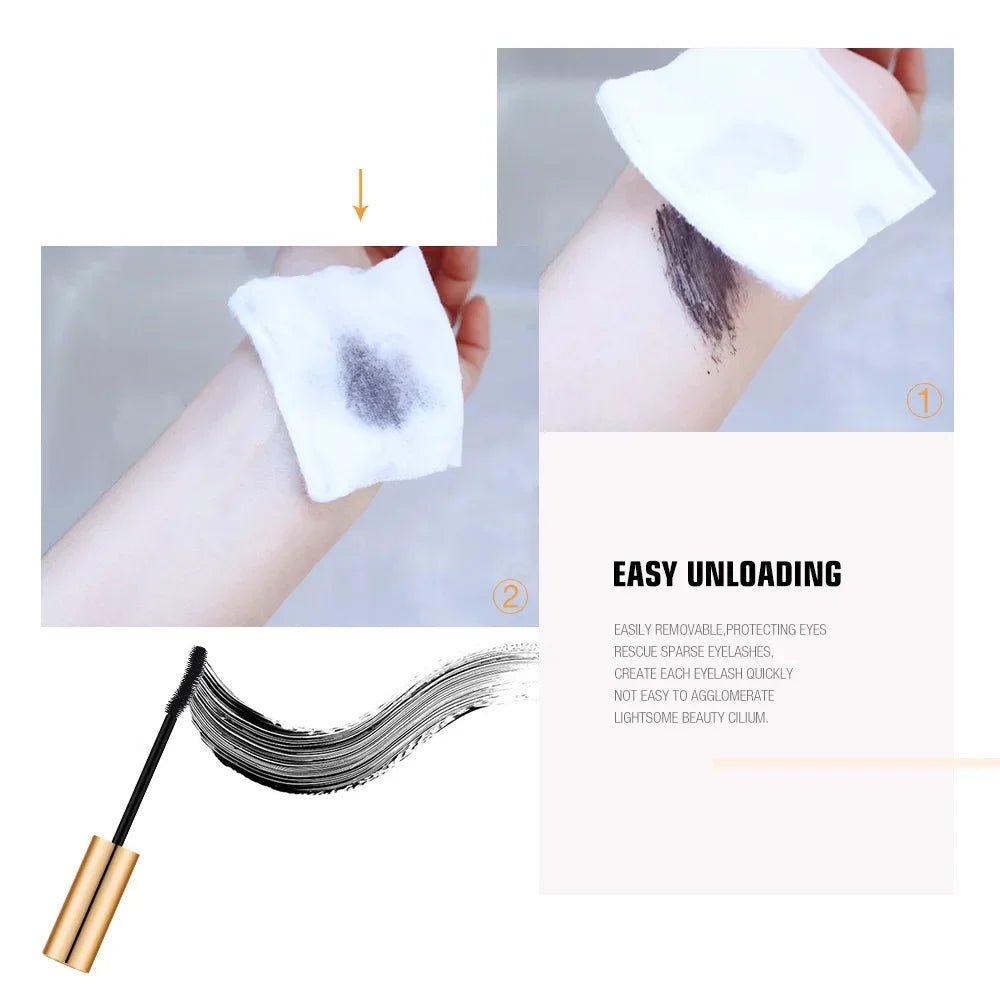 SAKSRAAR 3D Lengthening Mascara — Volumising, Curling & Long - Wearing in Luxe Gold Packaging - Mzunye