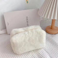 Soft Plush Cosmetic Bag – Portable Travel Makeup & Toiletry Organizer - Mzunye
