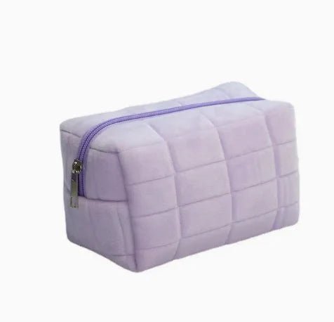 Soft Plush Cosmetic Bag – Portable Travel Makeup & Toiletry Organizer - Mzunye