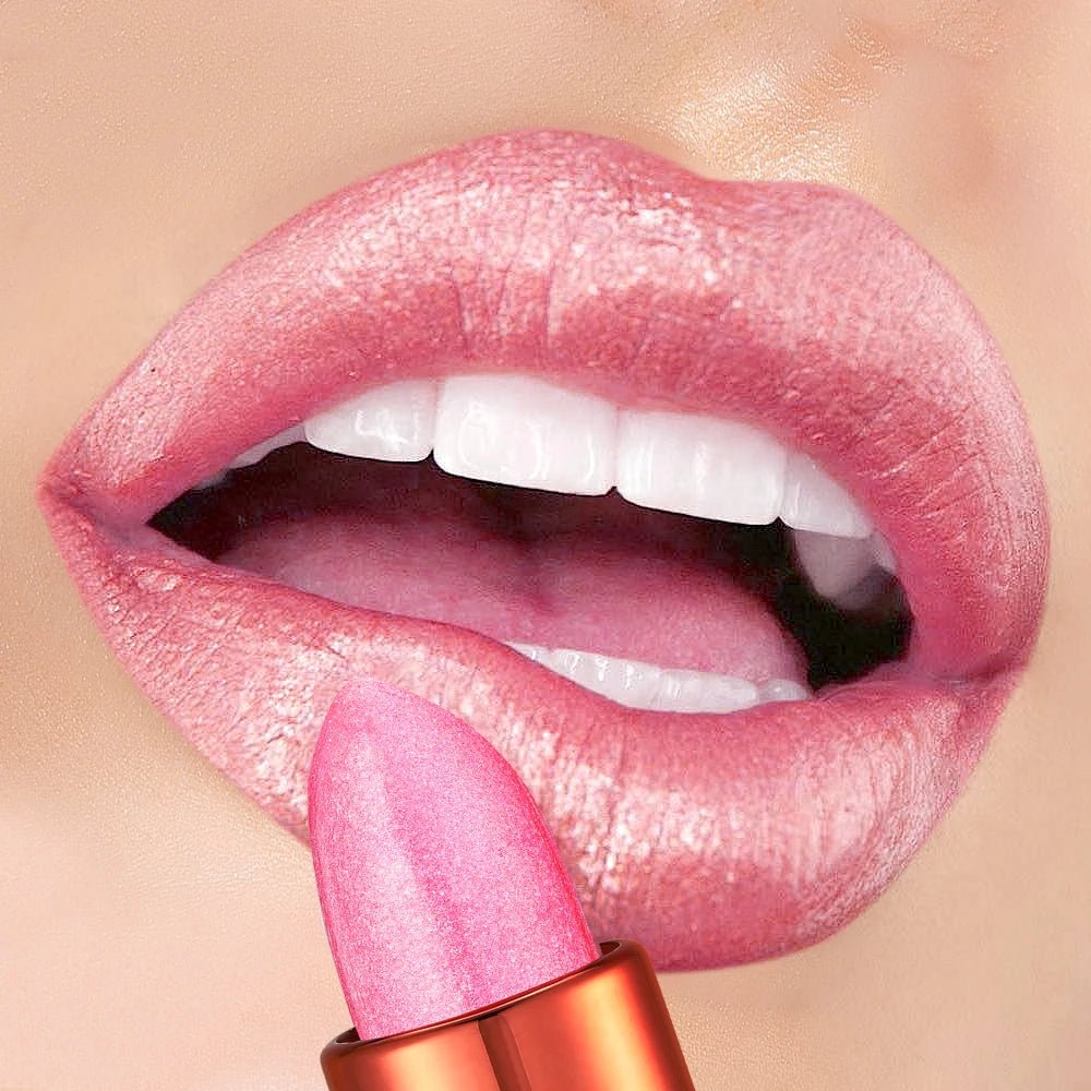 Starry Sky Velvet Lipstick — Glossy Rose Smoke Finish Waterproof Long - Lasting Lip Color - Mzunye