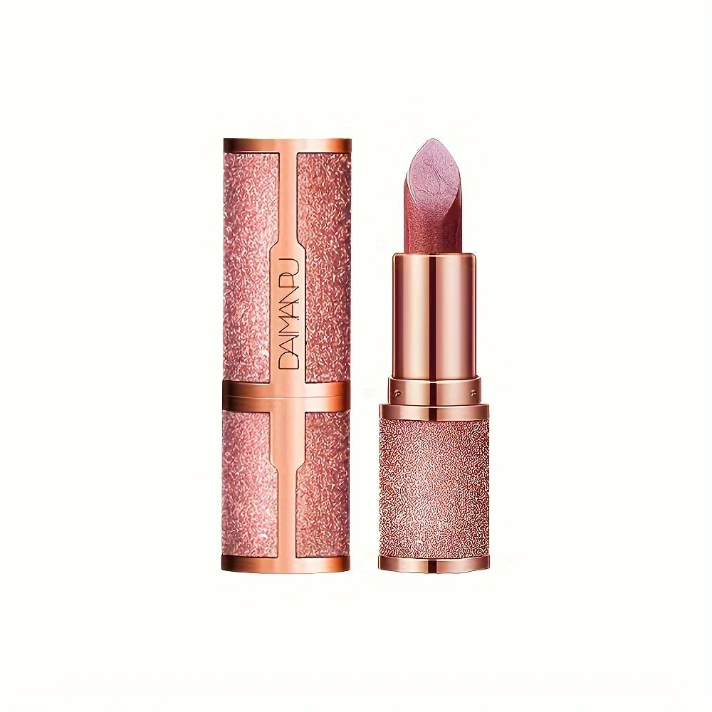 Starry Sky Velvet Lipstick — Glossy Rose Smoke Finish Waterproof Long - Lasting Lip Color - Mzunye