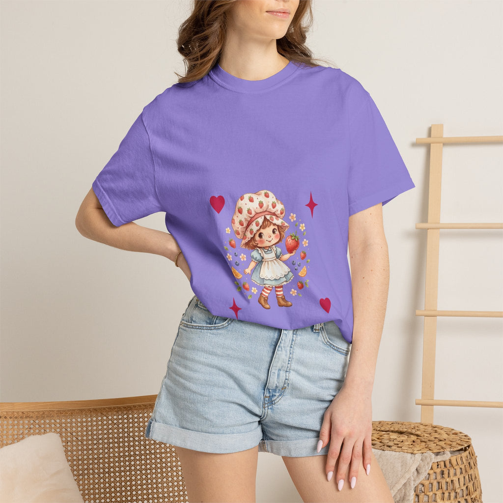 Strawberry Girl T-Shirt — “Sweet as a Berry” Cute Graphic Tee - Mzunye