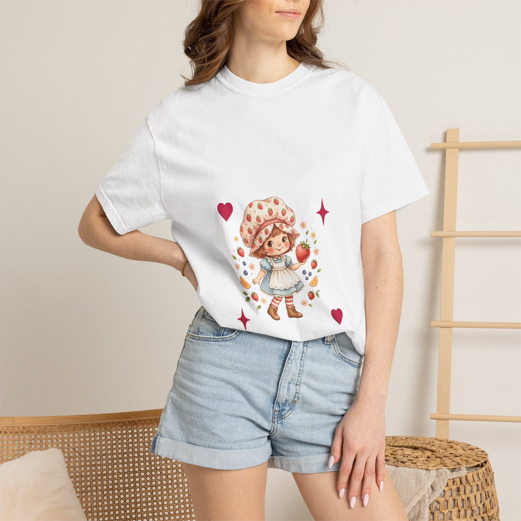 Strawberry Girl T-Shirt — “Sweet as a Berry” Cute Graphic Tee - Mzunye