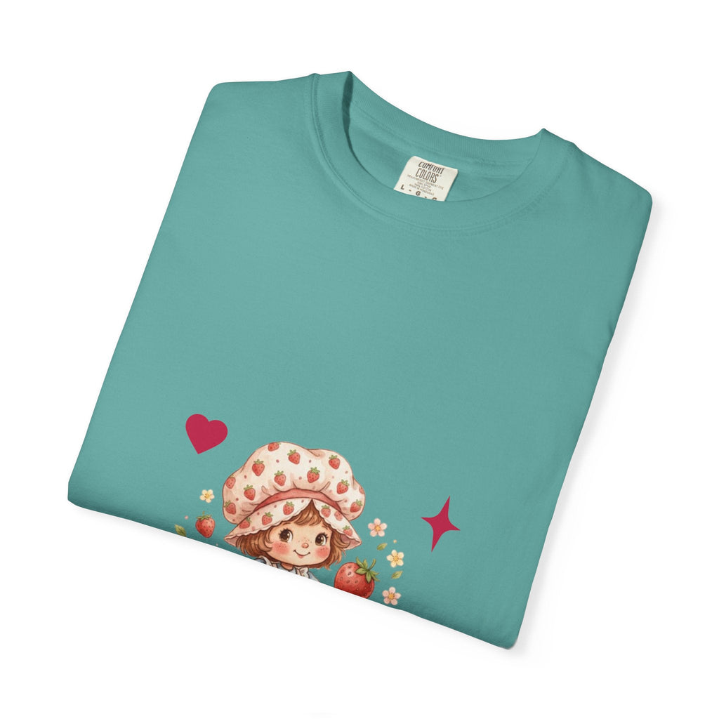 Strawberry Girl T-Shirt — “Sweet as a Berry” Cute Graphic Tee - Mzunye