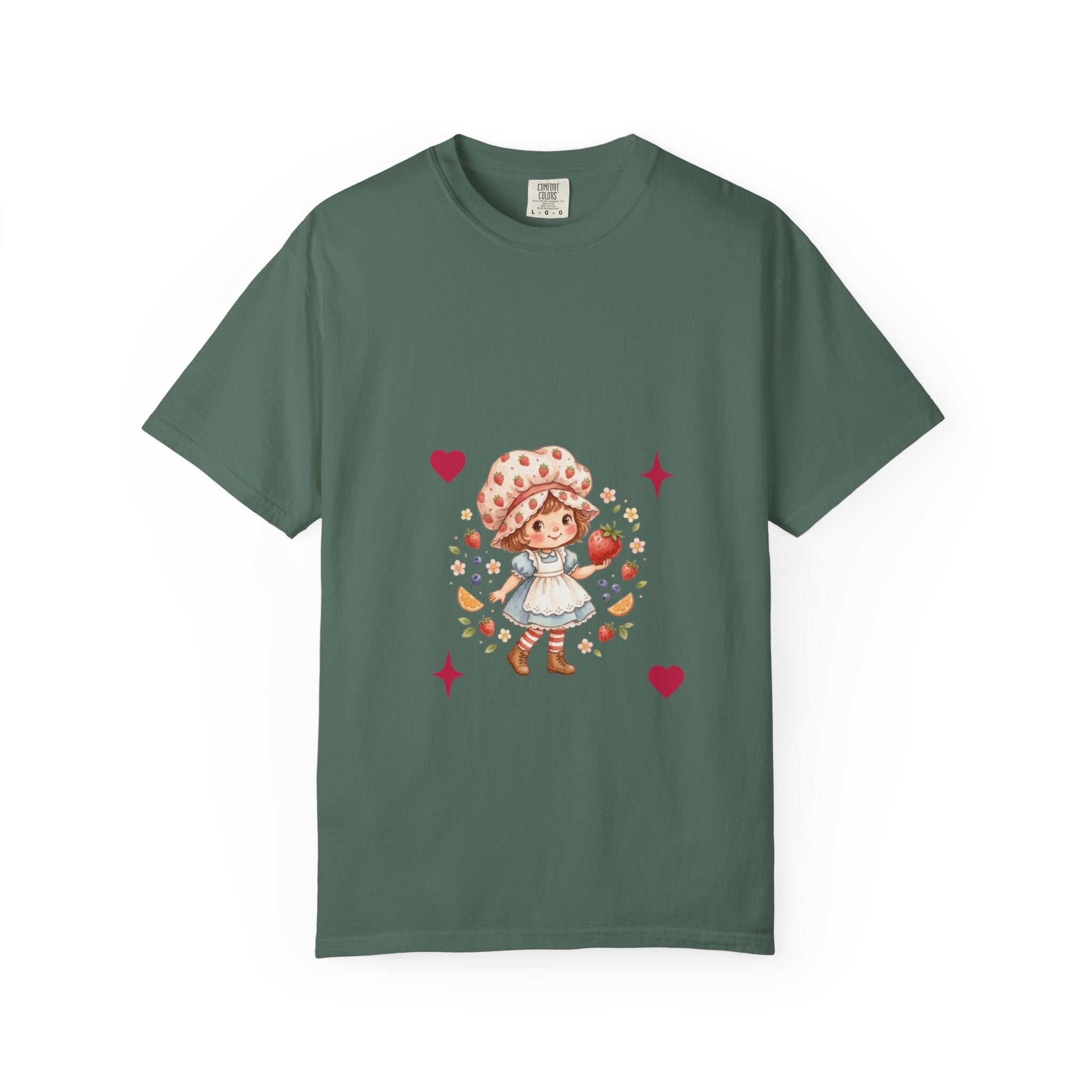 Strawberry Girl T-Shirt — “Sweet as a Berry” Cute Graphic Tee - Mzunye