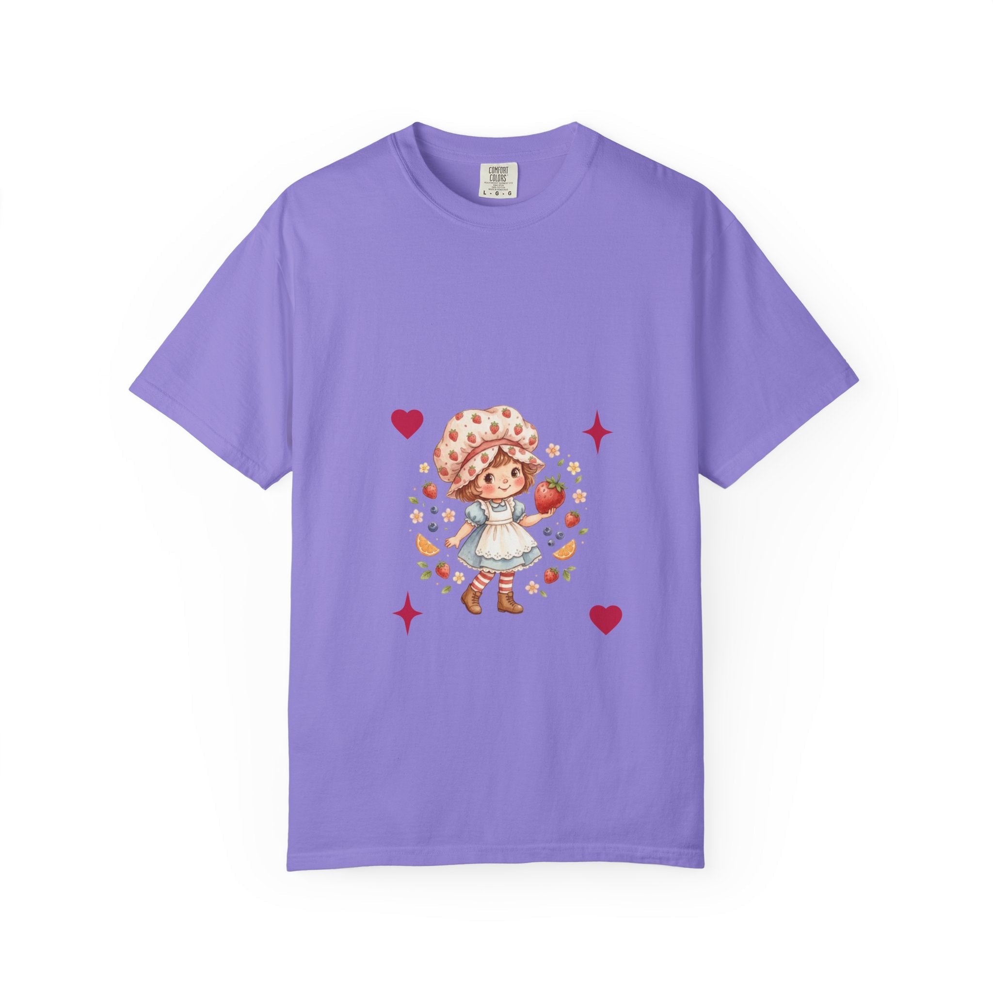 Strawberry Girl T-Shirt — “Sweet as a Berry” Cute Graphic Tee - Mzunye