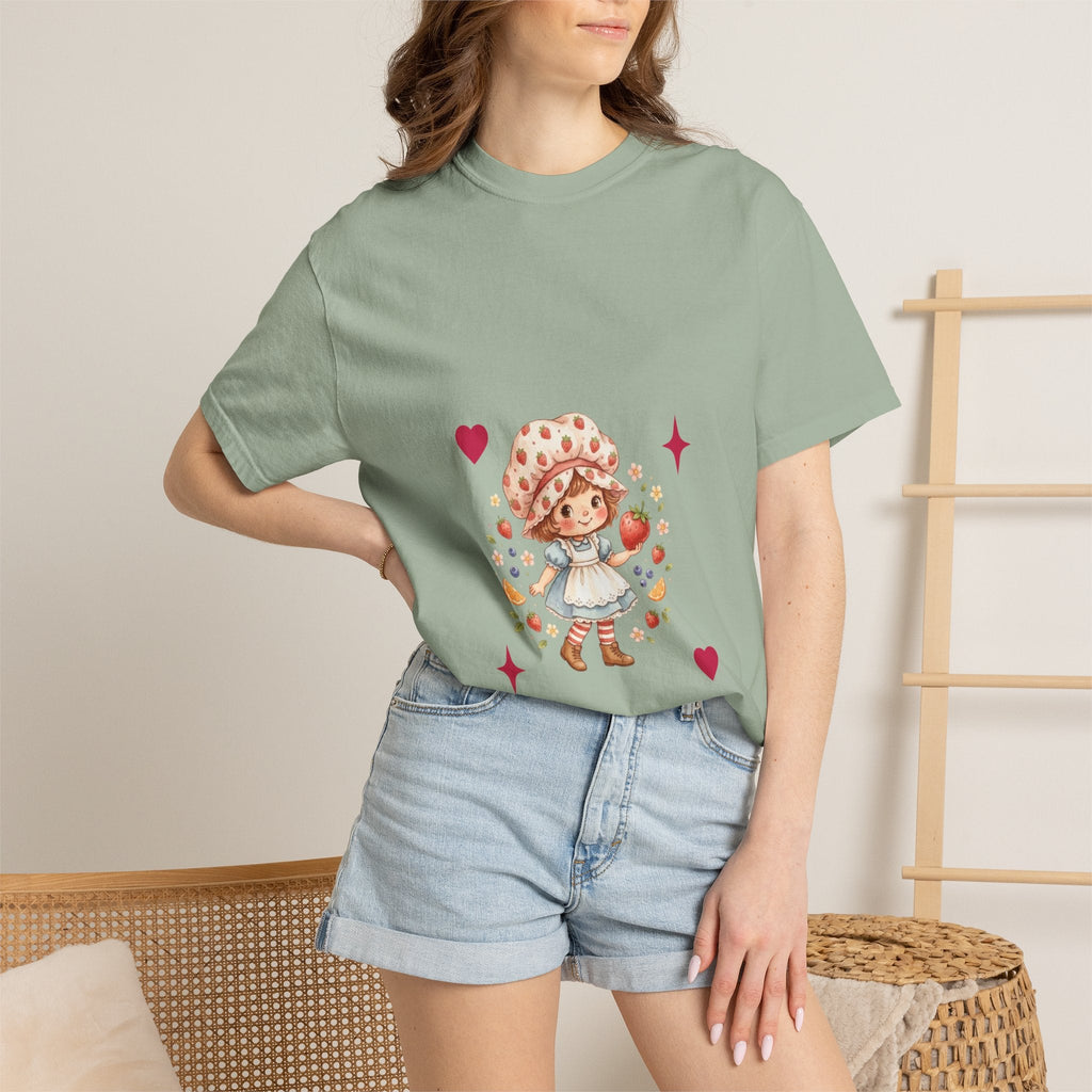 Strawberry Girl T-Shirt — “Sweet as a Berry” Cute Graphic Tee - Mzunye