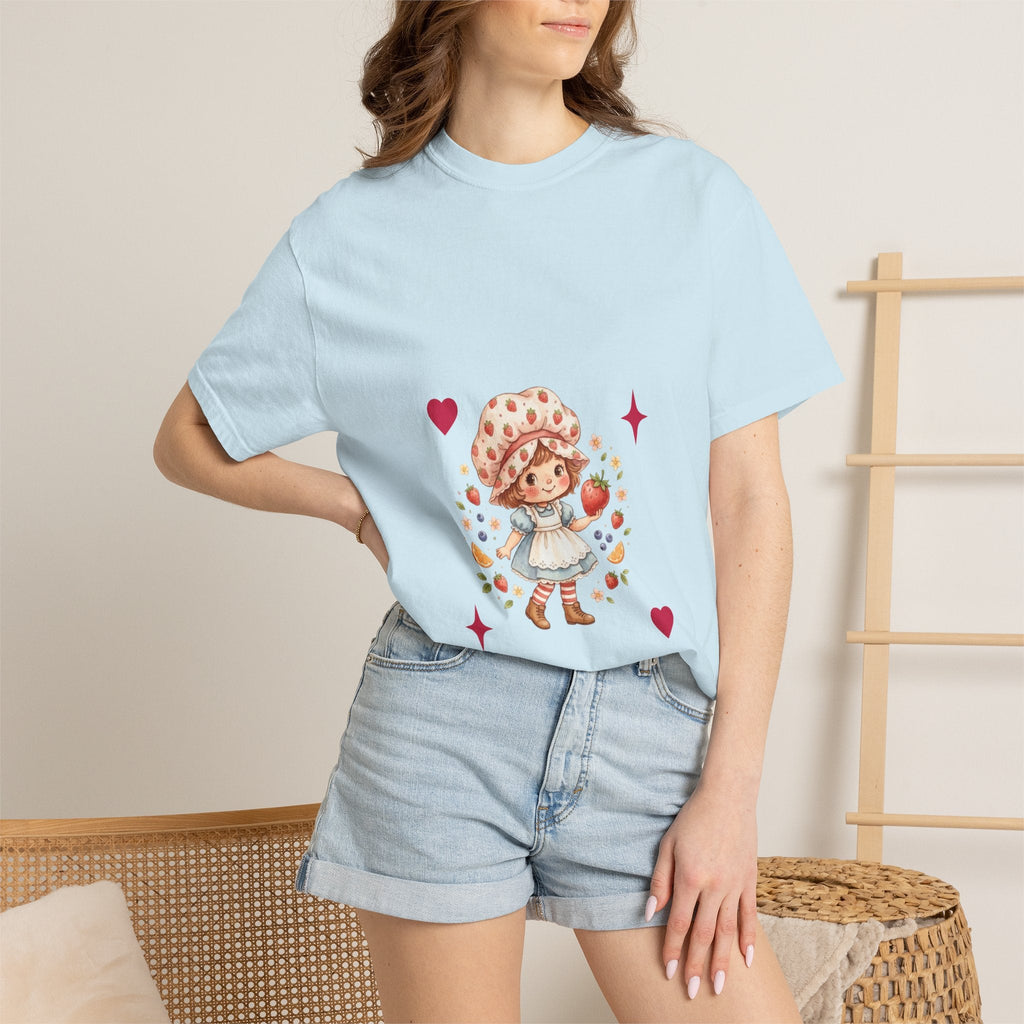 Strawberry Girl T-Shirt — “Sweet as a Berry” Cute Graphic Tee - Mzunye