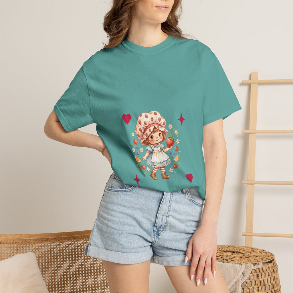 Strawberry Girl T-Shirt — “Sweet as a Berry” Cute Graphic Tee - Mzunye