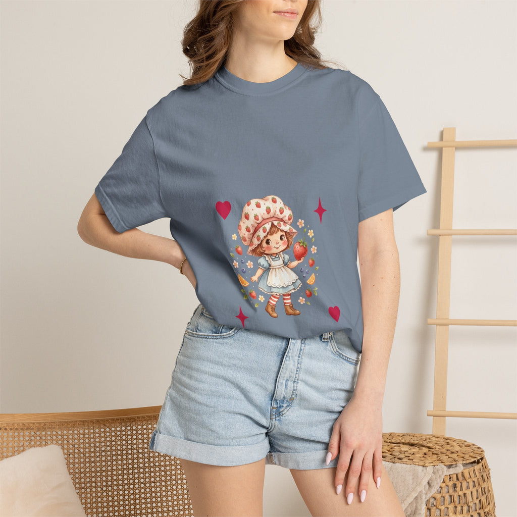 Strawberry Girl T-Shirt — “Sweet as a Berry” Cute Graphic Tee - Mzunye